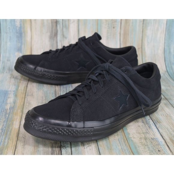 Converse Other - NEW Converse One Star Pro Suede Men's 11.5 / Women's 13.5 Black Sneakers 162950c